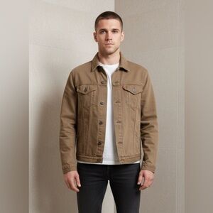 Levi's Brown Denim Jacket for Men
